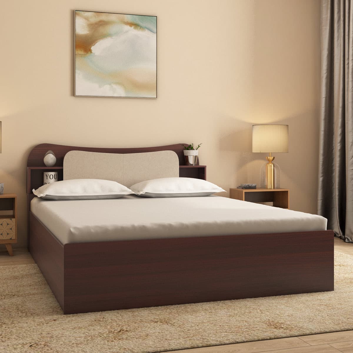 Daffodil King Bed with Box Storage