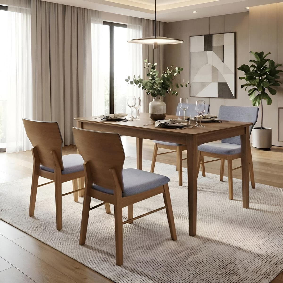 Kylo 4 Seater Dining Set