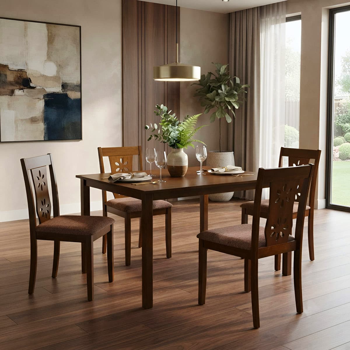 Sutlej 4 Seater Dining Set
